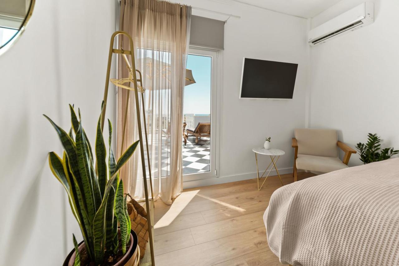 Luxurious Apartment With Big Sea View Terrace - Central Location Athén Kültér fotó