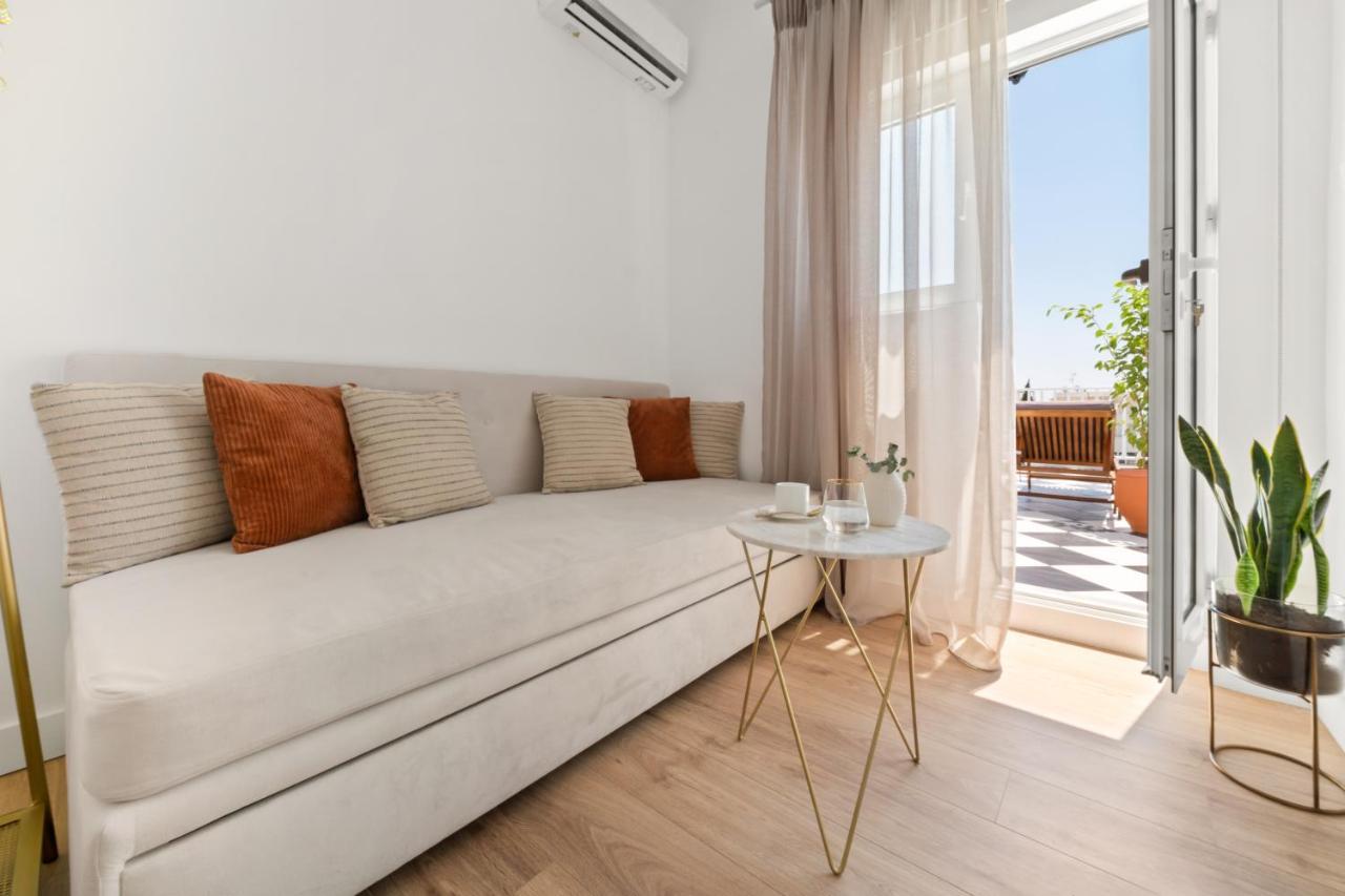 Luxurious Apartment With Big Sea View Terrace - Central Location Athén Kültér fotó